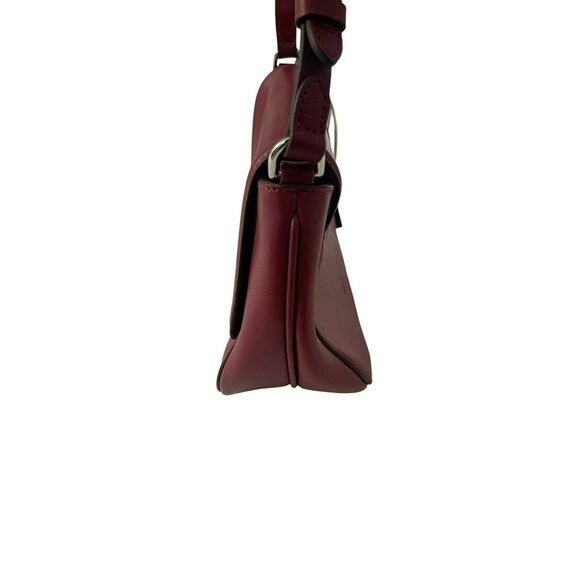 Radley $238 Newton Medium Flap Leather Burgundy Shoulder Bag NWT - Picture 5 of 8
